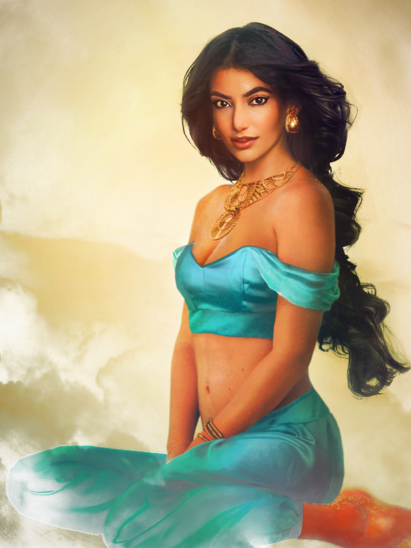 Princess Jasmine-15 Real Life Illustrations Of Disney Characters