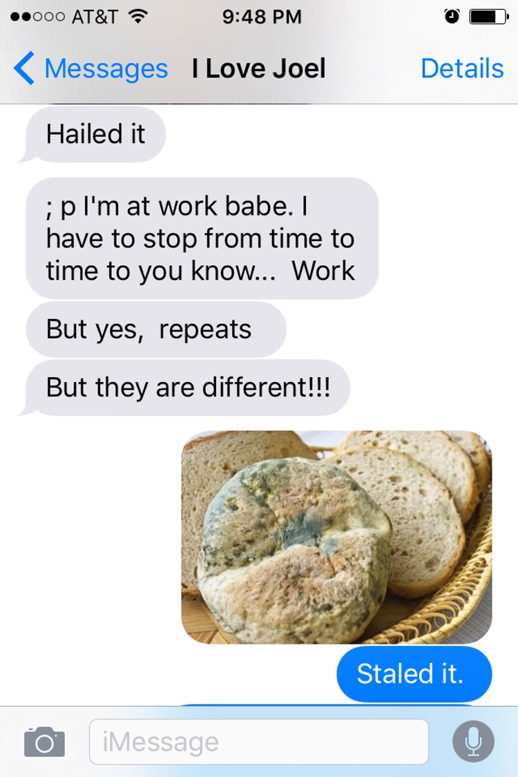Trailed it-15 Hilarious Images Of A Couple's Pun Texting