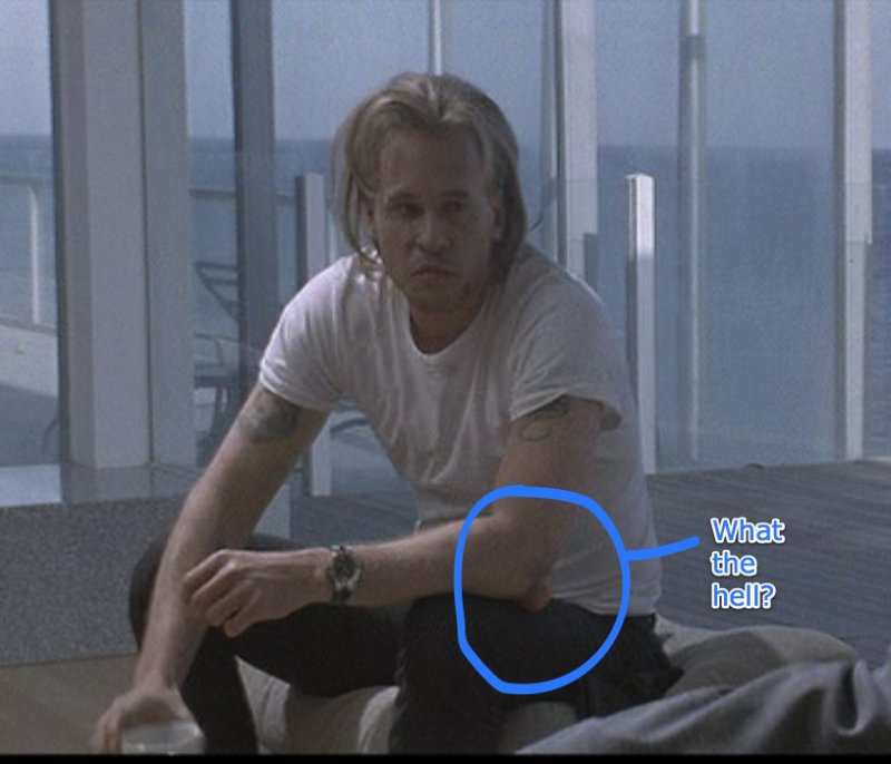 How Did I Never Notice Val Kilmer S Elbow In Heat Resetera