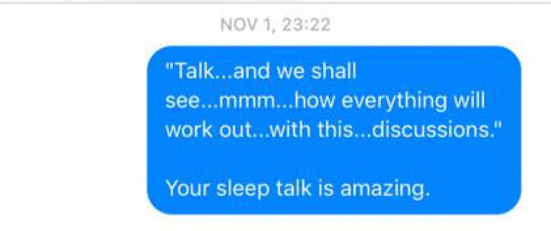 She Says Her Husband Has a Brilliant Mind -Wife Texts All The Things Her Husband Says In His Sleep(12 Photos)