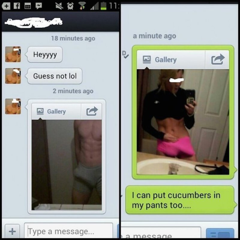 Cucumbers in Pants-15 Hilarious Comebacks To Unwanted Dick Pics