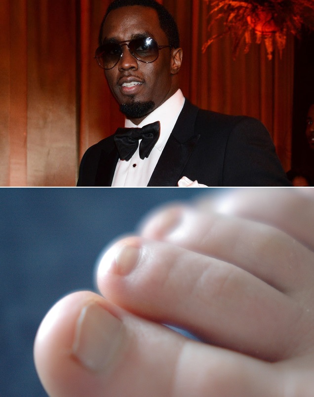 P Diddy – Fear of Toes-15 Celebrities With Weird Phobias