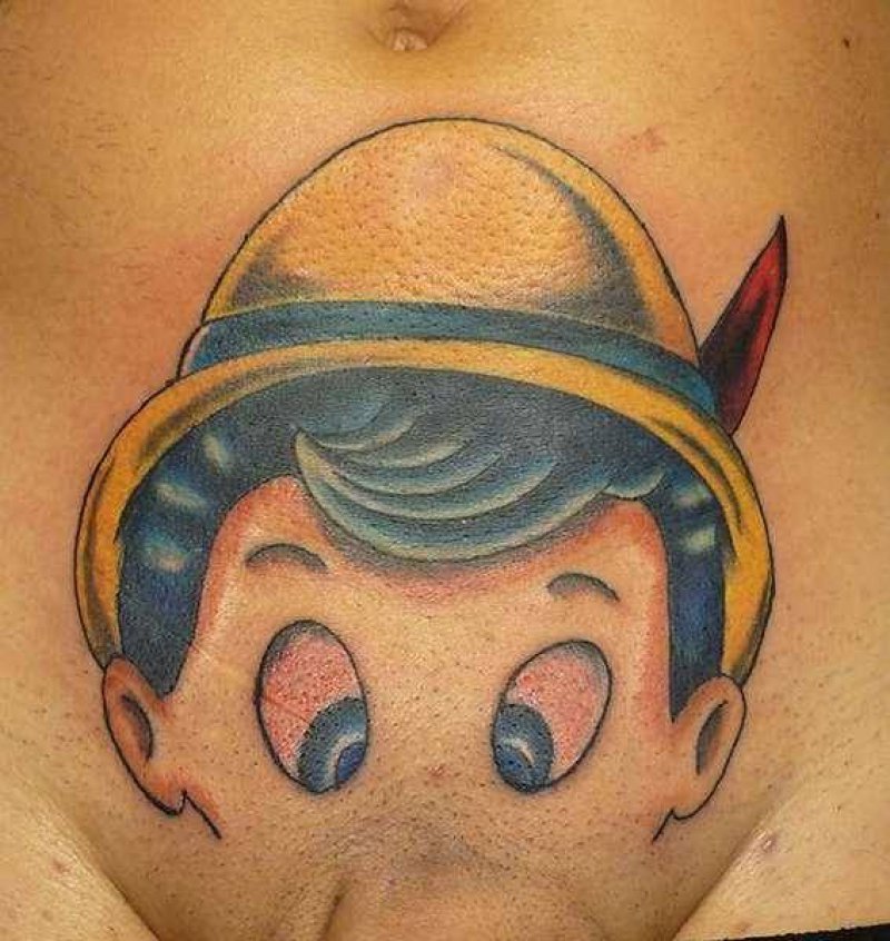 She Will Be Happy To Hear Some Lies-15 Most Inappropriate Disney Tattoos Found On The Internet