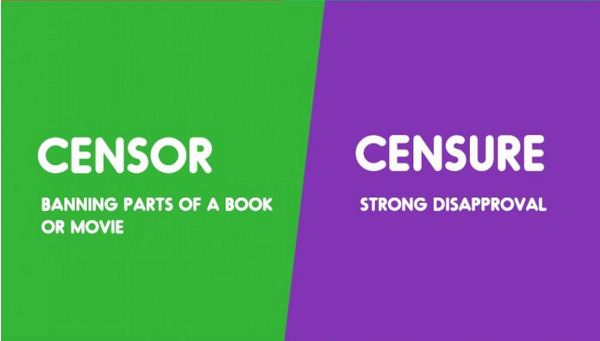 Censor vs. Censure-15 Words That Sound Similar But Have Different Meaning