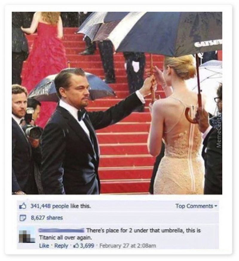 This Is Titanic All Over Again! -15 Hysterical Facebook Photo Comments Ever