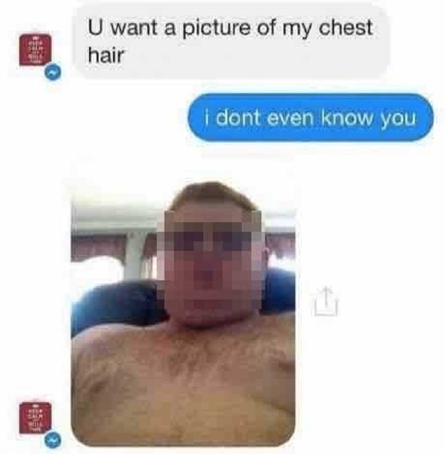 This guy Who Tries to Impress Ladies with His Chest Hair-15 Desperate F*** Boys Who Are Just After One Thing