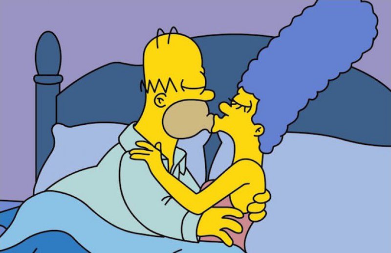 Homer And Marge Simpson - The Simpsons-12 Greatest Fat Guy / Skinny Wife Couples On TV Shows