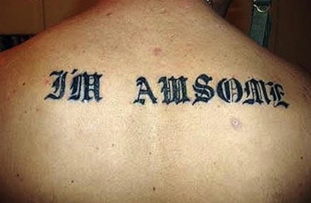 Am-awesome-15 Worst Tattoo Spelling Mistakes Ever