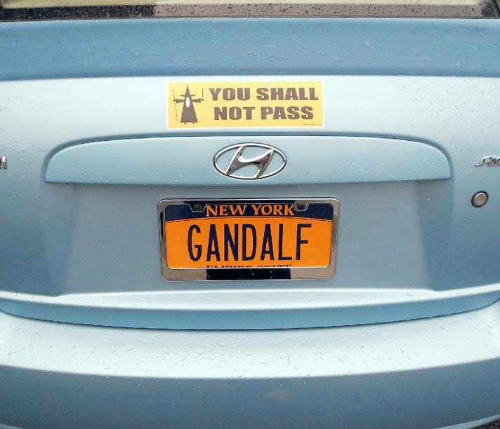 You Shall Not Pass-15 License Number Plates With Secret Meaning