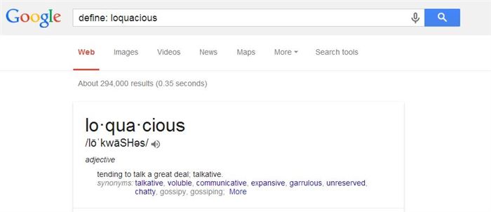 Find Definition of Words-15 Google Hacks That Make Your Life Simpler