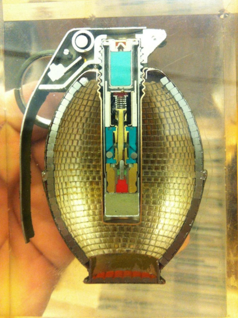 Grenade-12 Amazing Pictures Of Things Cut In Half