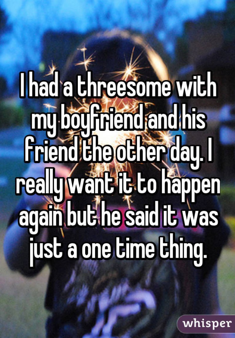 Only Once, and That Was it! -15 People Confess Their First Threesome Experience
