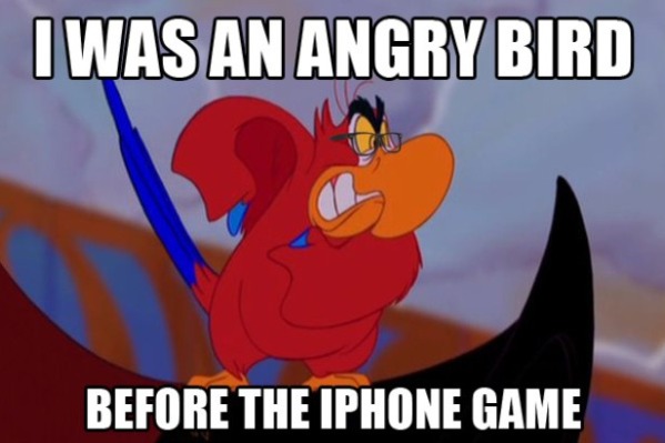 The original Angry Bird-15 Hilarious Disney Memes That Will Make You Lol