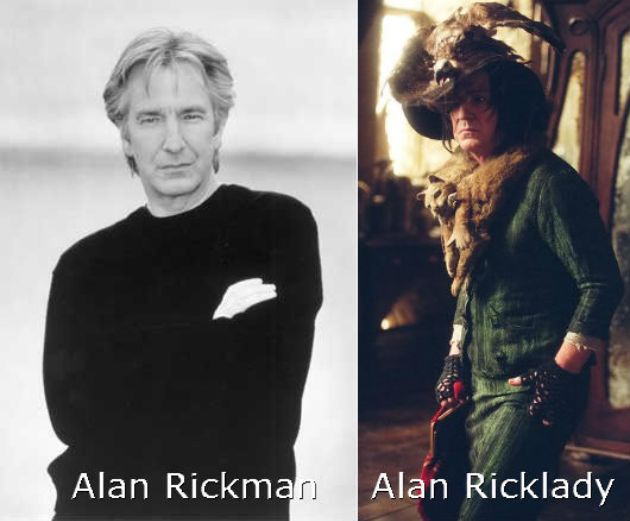 Alan Rickman-15 Celebrity Name Puns That Are Hilarious