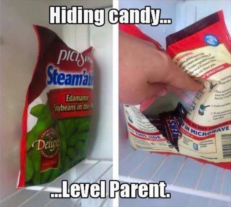 Hiding Candies-15 Parenting Hacks That Will Make You Super Parents