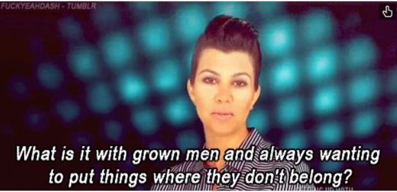 When She Dropped this During a 'Backdoor Entry' Discussion-15 Images That Show Kourtney Kardashian Is A Completely Hilarious Bitch
