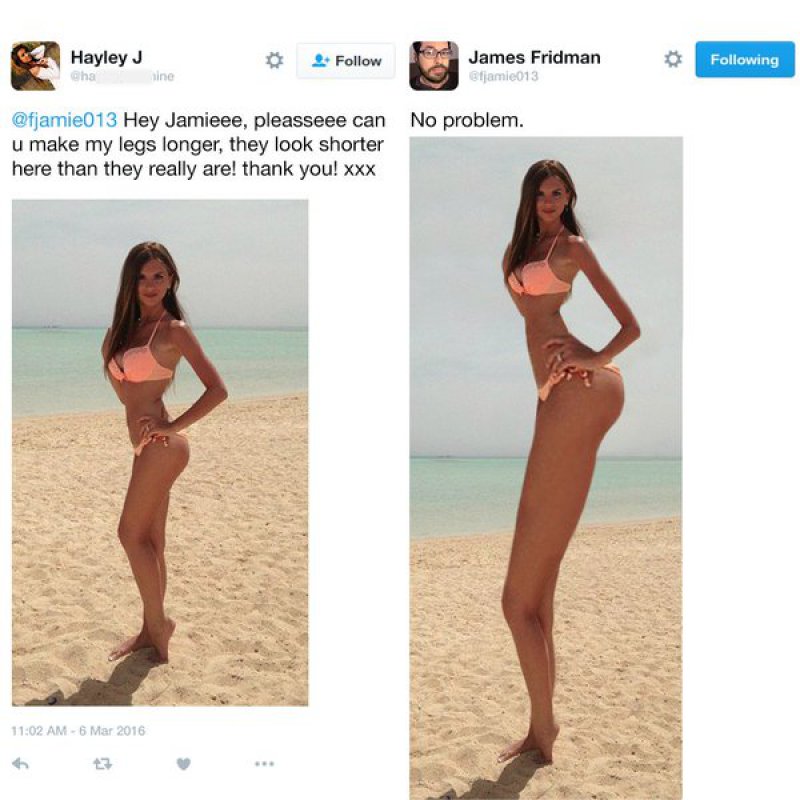 Long Legs are Sexy!-15 Hilarious Photoshop Fixes Ever 