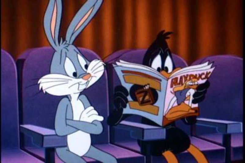 Daffy Duck Reads Playduck