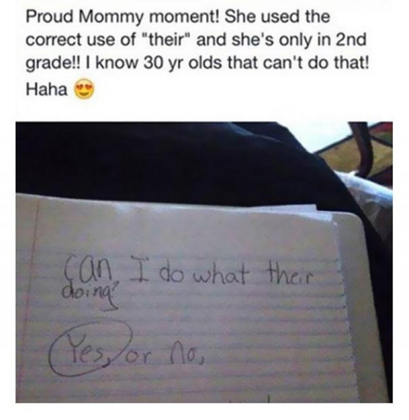 This Mommy Teaching Bad Grammar To Her Daughter-15 People Who Shouldn't Be On Facebook