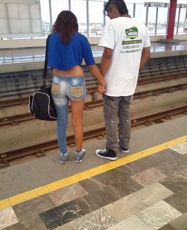 Excuse Me Madam, You Forgot the Other Half of Your Jeans at Home-15 Most Awkward Public Transport Pictures