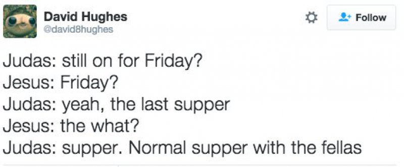 This Hilarious Conversation between Jesus and Judas-15 Tweets Only Catholics Will Understand