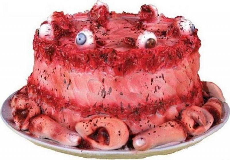Eyeballs and fingers-15 Most Disgusting Yet Hilarious Cake Fails Ever
