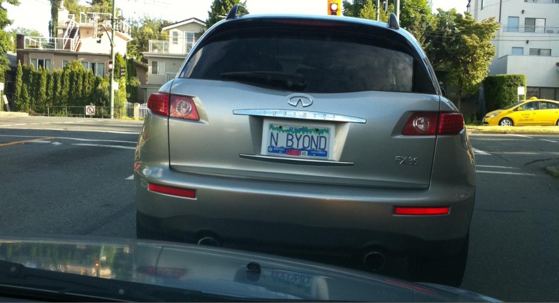 Infinity and Beyond-15 License Number Plates With Secret Meaning