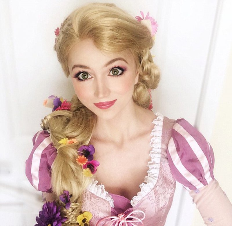 She is a Professional Entertainer-Girl Who Spent ,000 To Look Like Disney Princesses