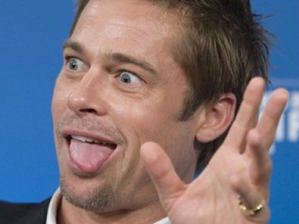 Brad pitt funny face-15 Stupidest Faces Our Favorite Celebrities Make 