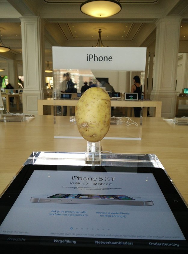 A Wild Potato Appears-15 Hilarious Things Ever Happened In Apple Stores