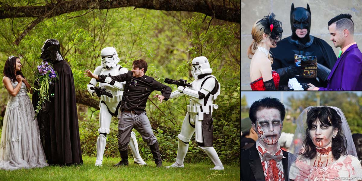 15 Most Bizarre Themed Weddings Ever