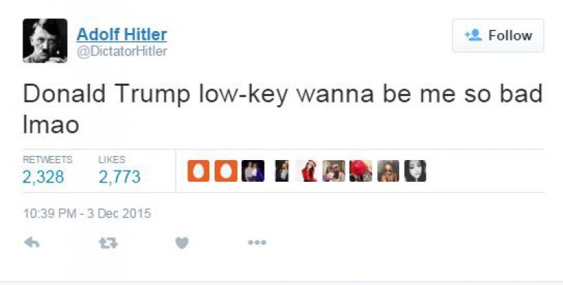 Some people are Comparing Him to Hitler-15 Hilarious Tweets About Donald Trump Sure To Make You Laugh