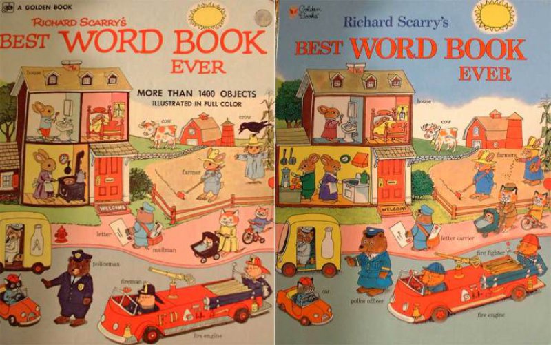 Cover Page Changes-10 Changes To Children Books That Depict Changes In Our Society