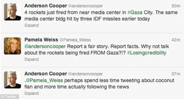 Anderson Cooper vs. Pamela Weiss-15 Hilarious Twitter Comebacks Ever