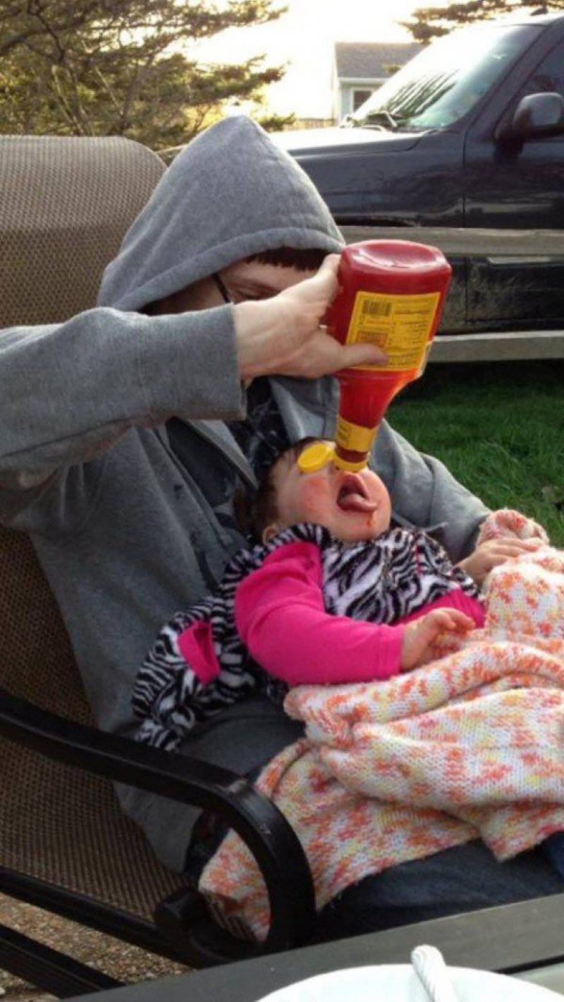 It's all Fun and Games Until Something Terrible Happens-15 Images That Show Parenting Isn't Meant For Everyone