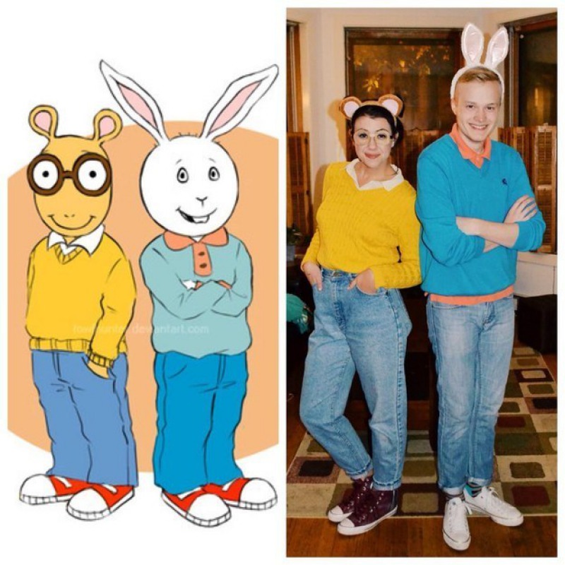 Arthur and Buster Halloween Costume-Simple Halloween Costumes You Can Make Within A Day