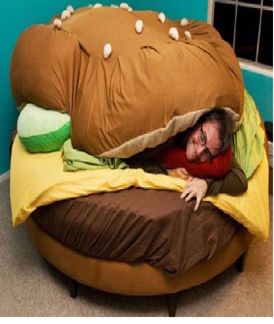 The burger-Craziest Beds