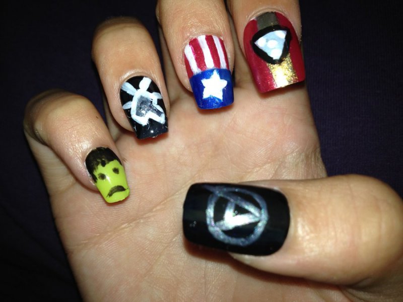 The Avengers-15 Amazing Nail Arts That You Must Try Once In Your Life