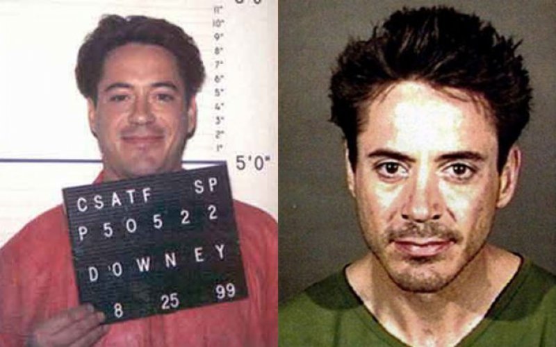 Robert Downey Jr-15 Celebrities Who Spent Time In Prison