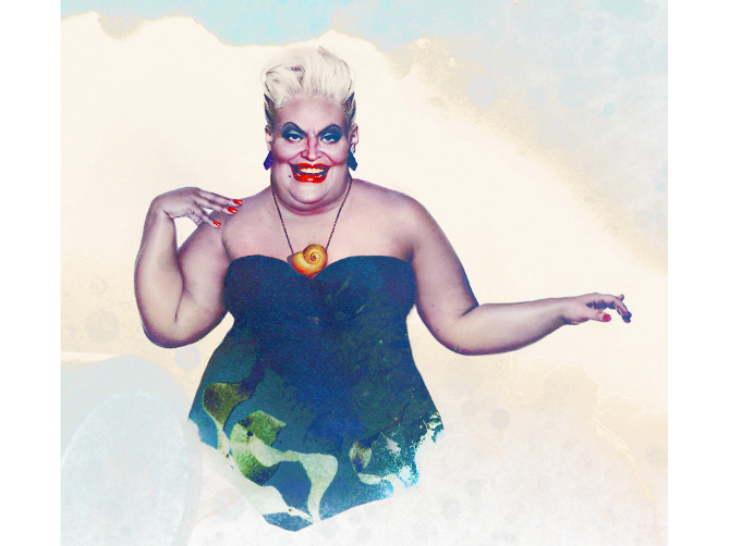 Ursula-15 Real Life Illustrations Of Disney Characters