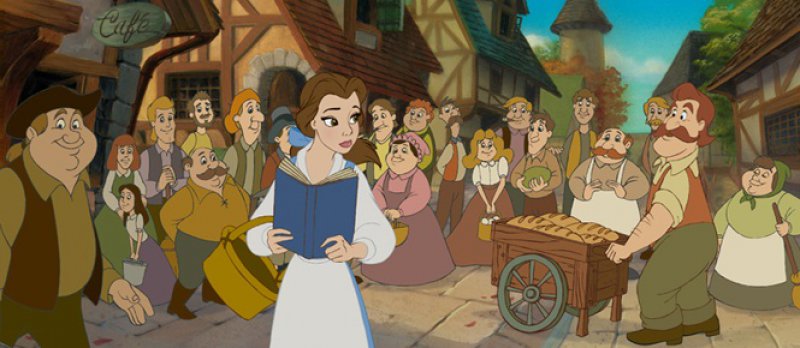 Princess Belle and the Blue Color-15 Interesting Things About Disney Princesses You Never Noticed