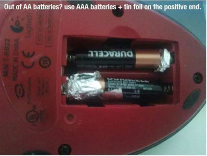 Using AAA Batteries When You Run out of AAs-15 Silly Things You Probably Didn't Know Until Now