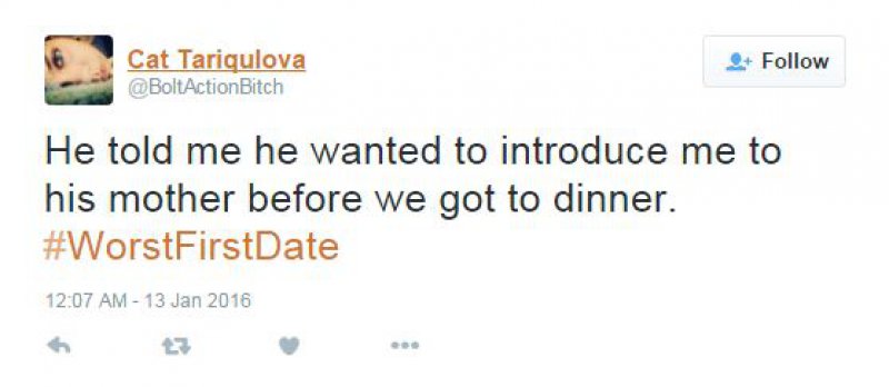 That Was Weird!!!-15 People Confess Their Worst First Date On Twitter