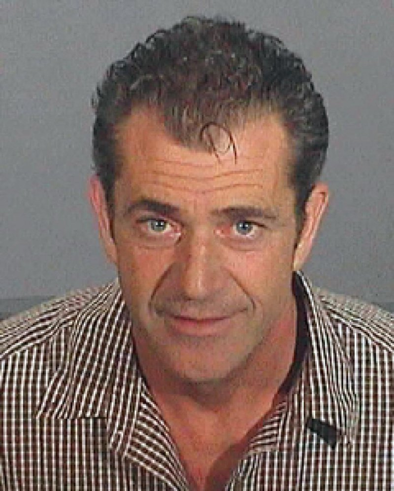 Mel Gibson Caught by Cops While Driving Under the Influence-15 Trashy Things Celebs Have Done Drunk