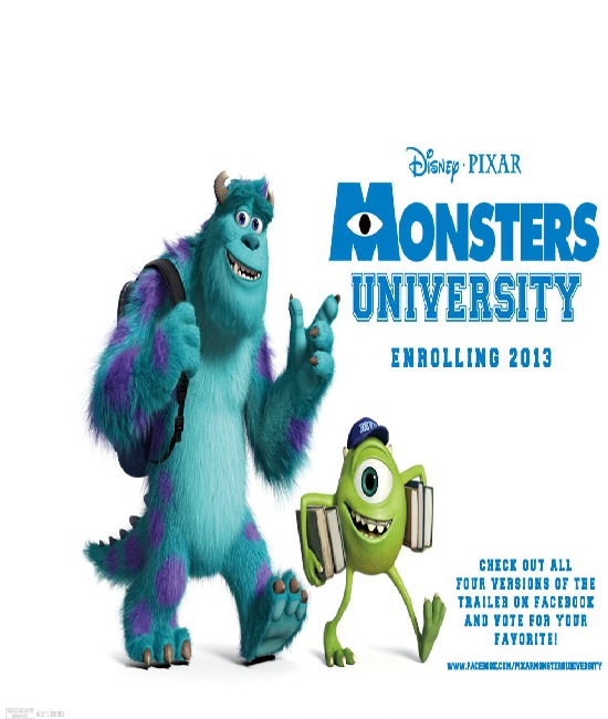 Monsters University-Best Movies Released In 2013 Till Now