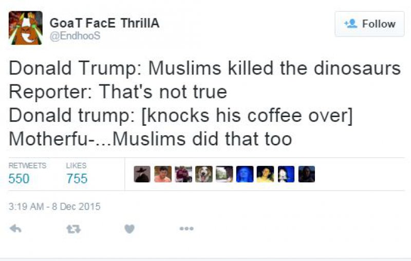 Recent Comments Against Muslims-15 Hilarious Tweets About Donald Trump Sure To Make You Laugh