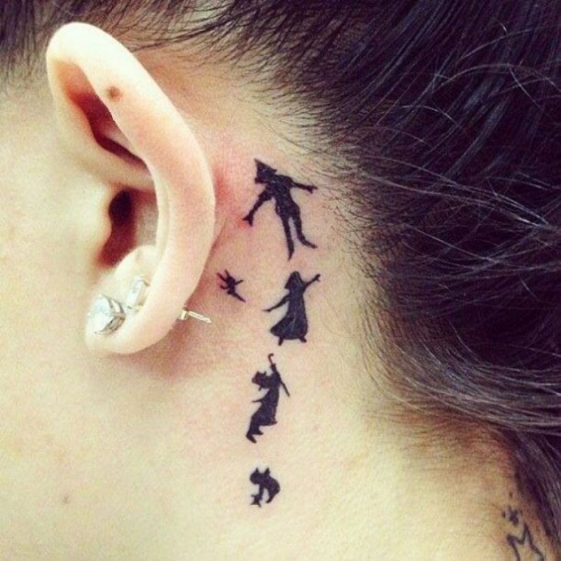 Peter Pan Tattoo-15 Cutest Disney Tattoos That Will Make You Want To Have One