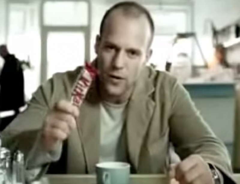 This Kit Kat TV Commercial-15 Things You Don't Know About Jason Statham