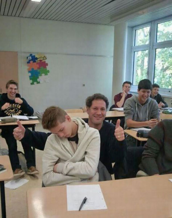 This Cool Professor Who Loves His Sleeping Student-15 Awesome Teachers Everyone Would Like To Have