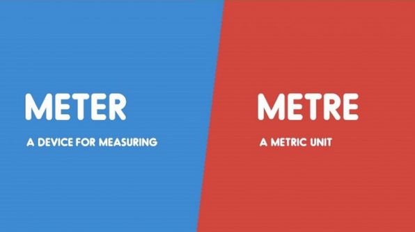 Meter vs. Metre-15 Words That Sound Similar But Have Different Meaning